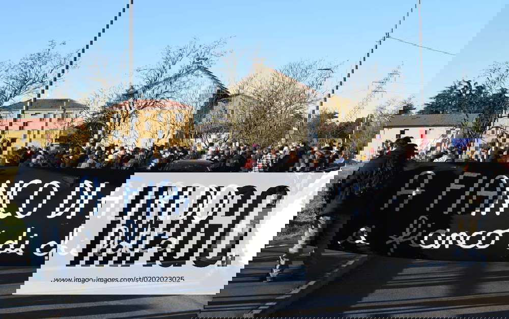 February 4, 2023, Milan, Italy The banner in solidarity with ALFREDO