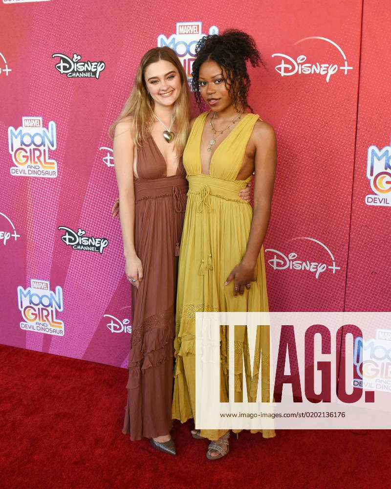 February 4, 2023, BurBank, California, United States: Lizzy Greene and Riele  Downs attend Marvel s