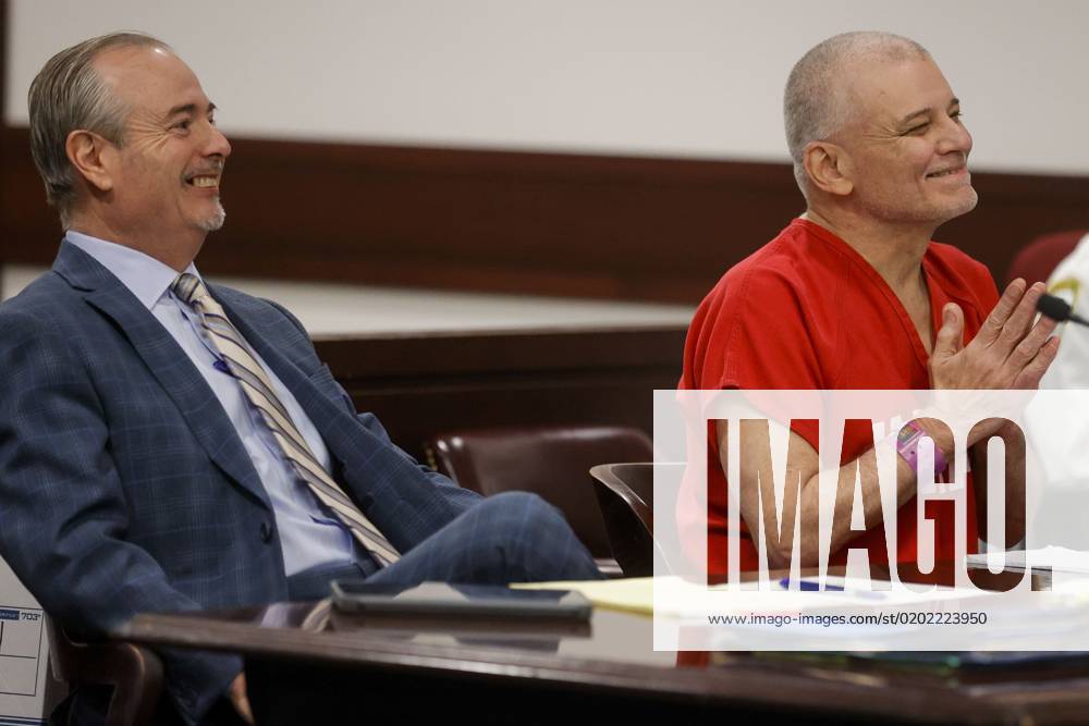 February 6, 2023, Tampa, Florida, USA Attorney Brian Gonzalez, left, and defendant Steven Lorenzo