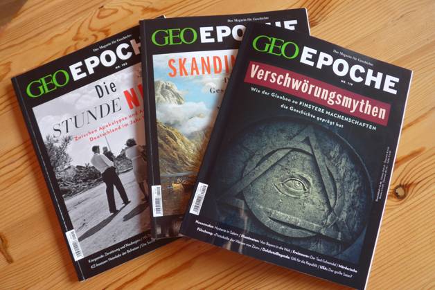 The current issue of the magazine GEO Epoche The magazine for history ...