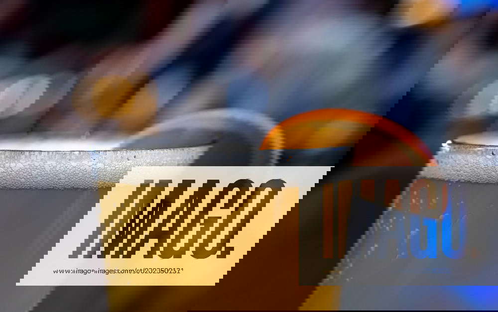 February 10, 2023, USA A Marble Double White ale at the Boxcar