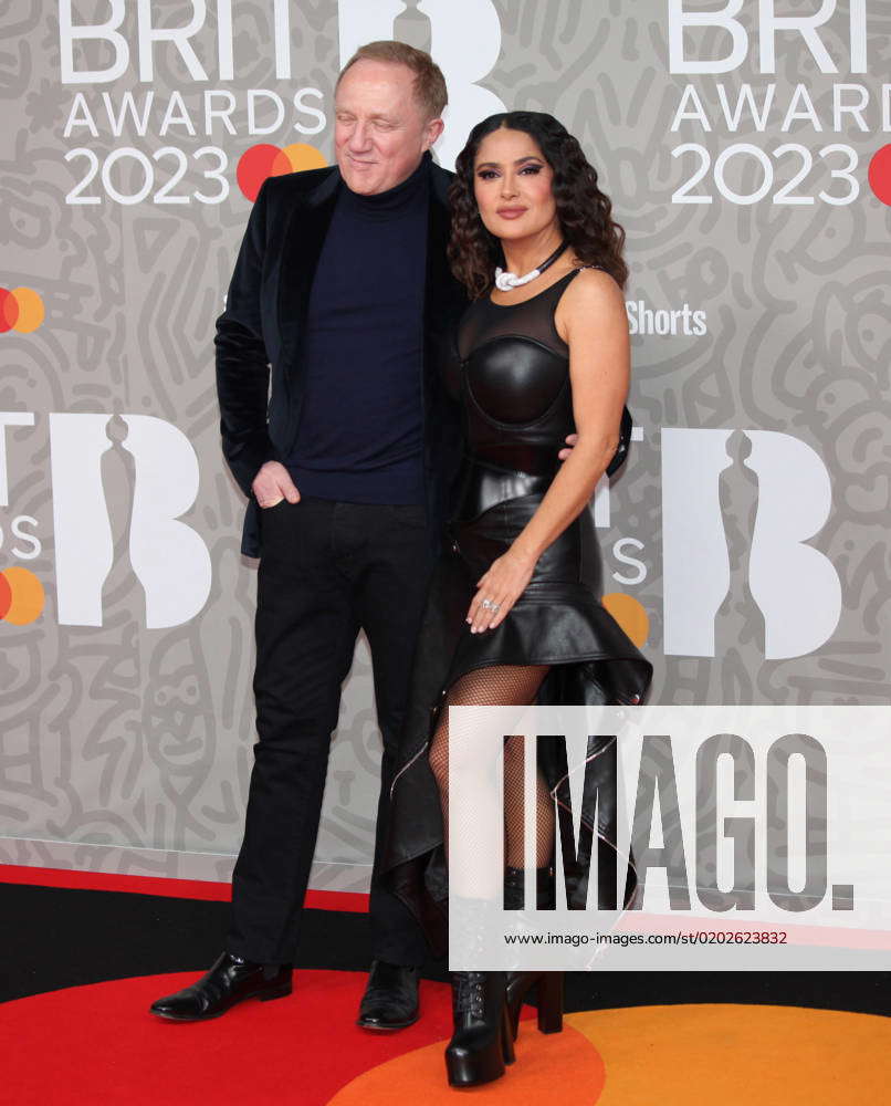 43rd Brit Awards 2023 London Uk Salma Hayek And Francois Henri