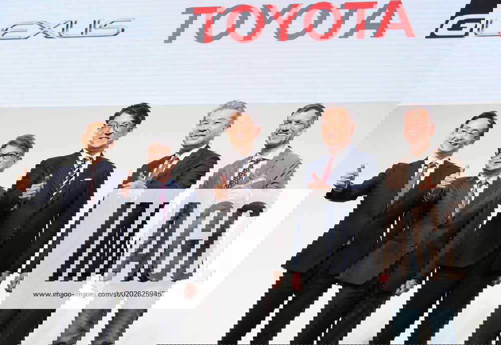 February 13, 2023, Tokyo, Japan Newly appointed executives of