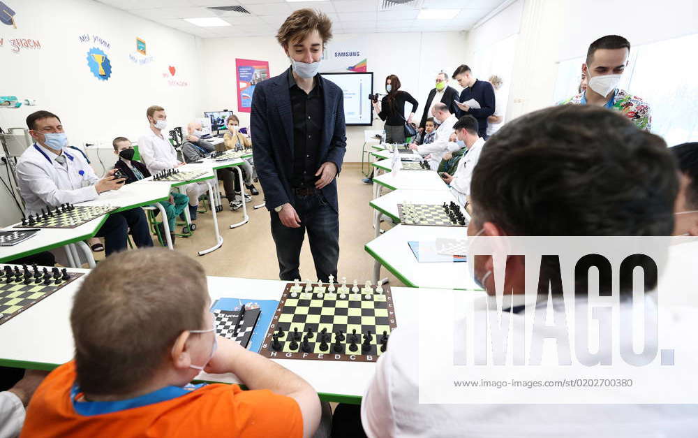 RUSSIA, MOSCOW - FEBRUARY 15, 2023: Russian chess grandmaster Daniil Dubov  is seen during a