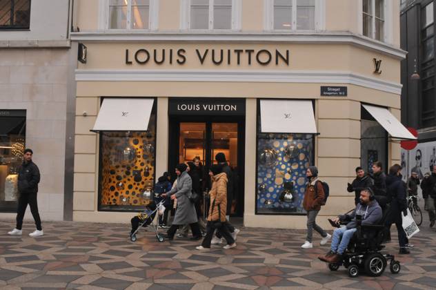 Copenhagen, Denmark 28 February 2024 Louis vuitton store in danish ...