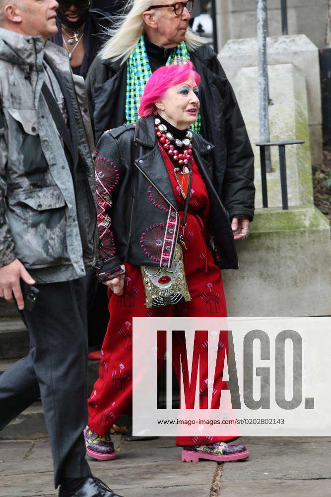 . 16 02 2023. London, United Kingdom. Vivienne Westwood memorial service at Southwark Cathedral in
