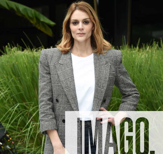 Italian actress Raffaella Rea during the photocall of the television ...