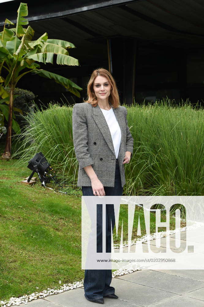 Italian actress Raffaella Rea during the photocall of the television ...