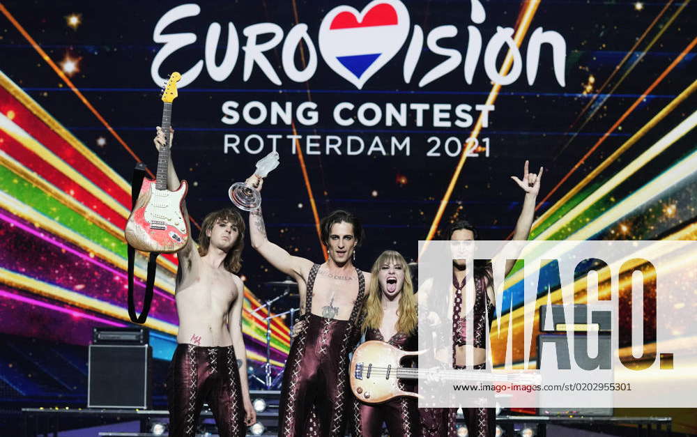 Rotterdam - Winnaar Eurovisie Song Festival 2021 - Maneskin uit Italie ...