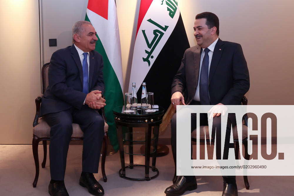 Palestinian Prime Minister Mohammad Shtayyeh Meets With Iraqi Prime ...