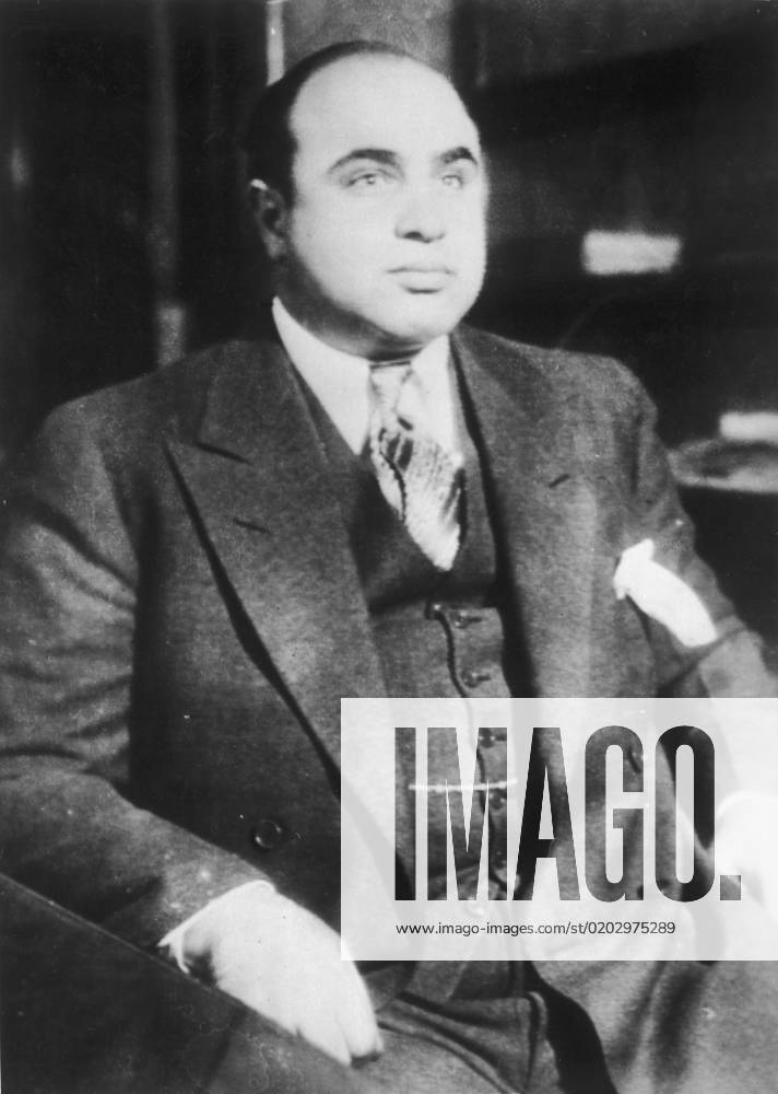 Al Capone 1931 Alphonse Scarface Capone, Chicago gangster Date