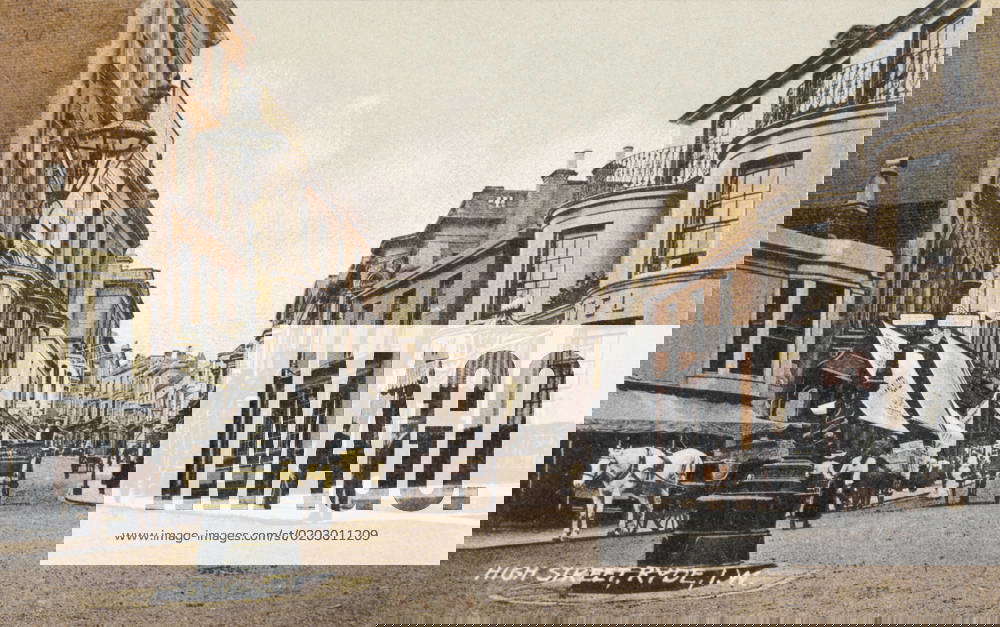 ISLE OF WIGHT RYDE 1916 Isle of Wight Ryde High Street Date