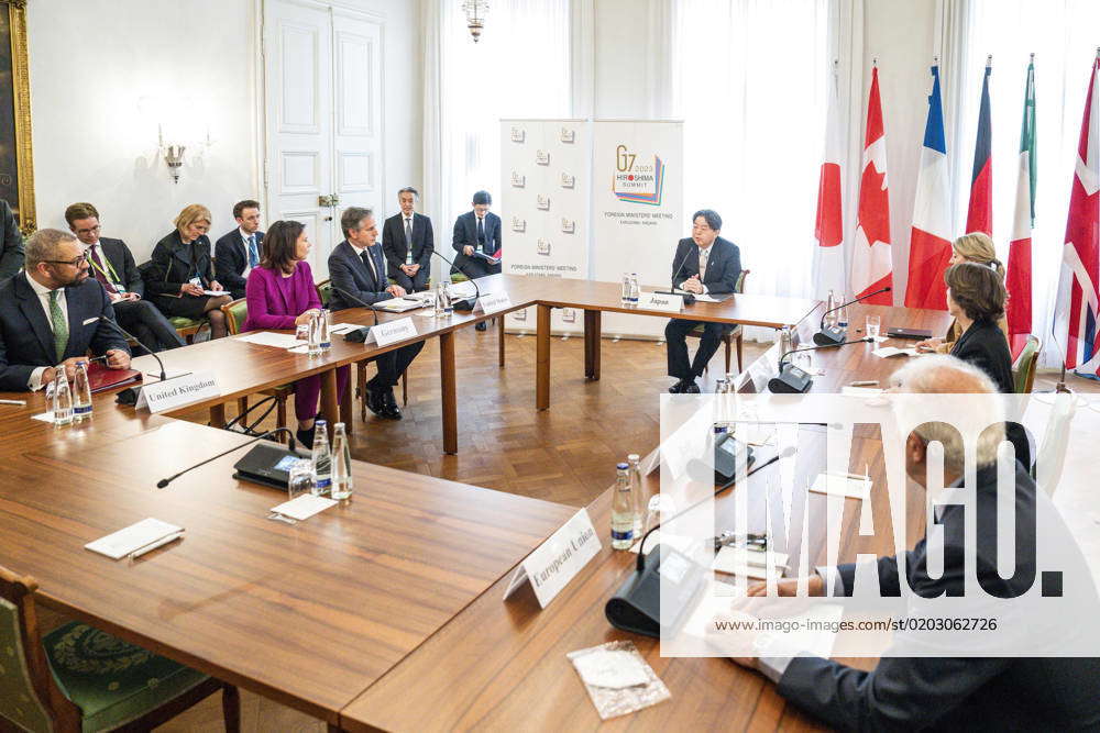 G7 Foreign Ministers Meeting: (on The Table, L-R) British Foreign ...