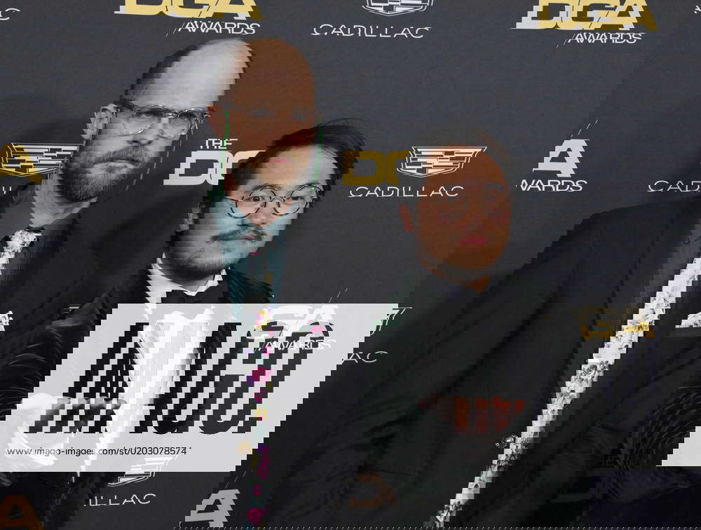 Daniel Scheinert (L) and Dan Kwan attend the 75th annual Directors