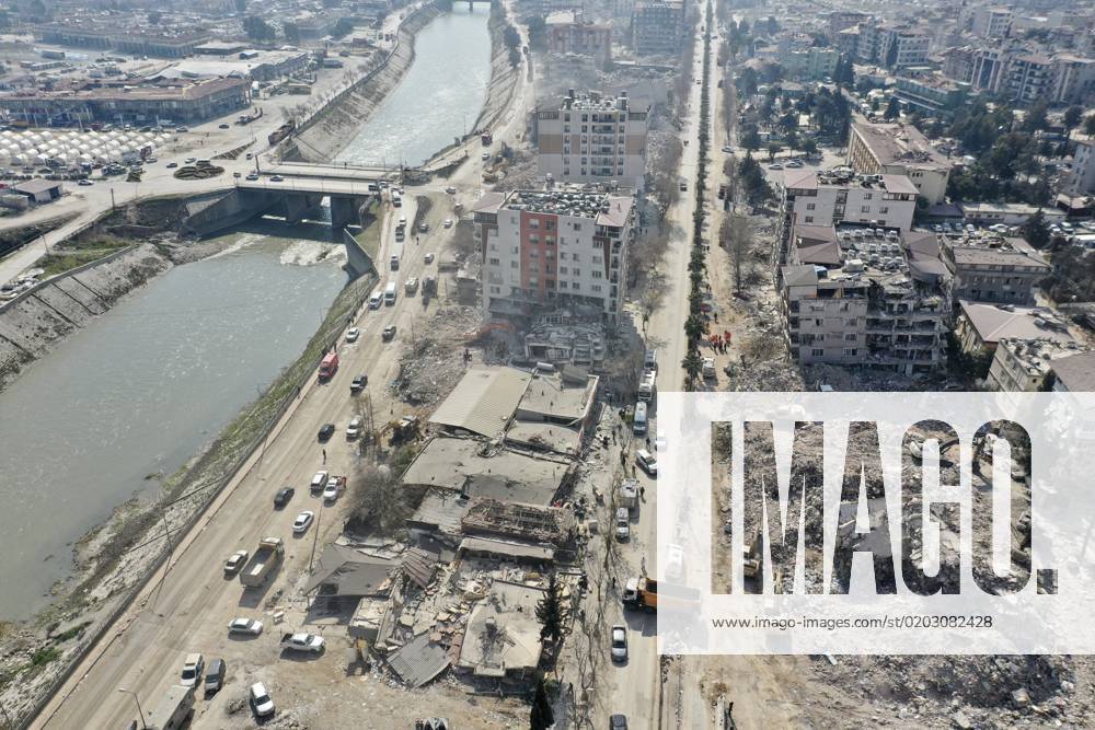 A situation in city of Antakya, Turkey, on February 19, 2023, after the