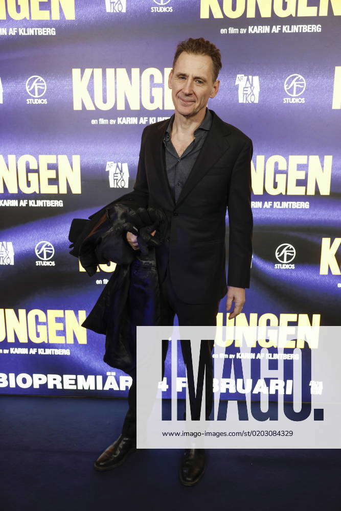 STOCKHOLM 20230219 David Lagercrantz arrives at the gala premiere of