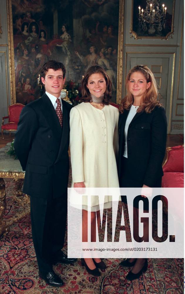 STOCKHOLM 1997 12 20 The royal children The Swedish royal familys