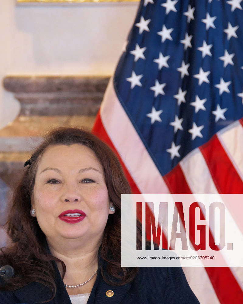 U.S. Senator Tammy Duckworth (D-IL) Speaks During A Press Conference At ...