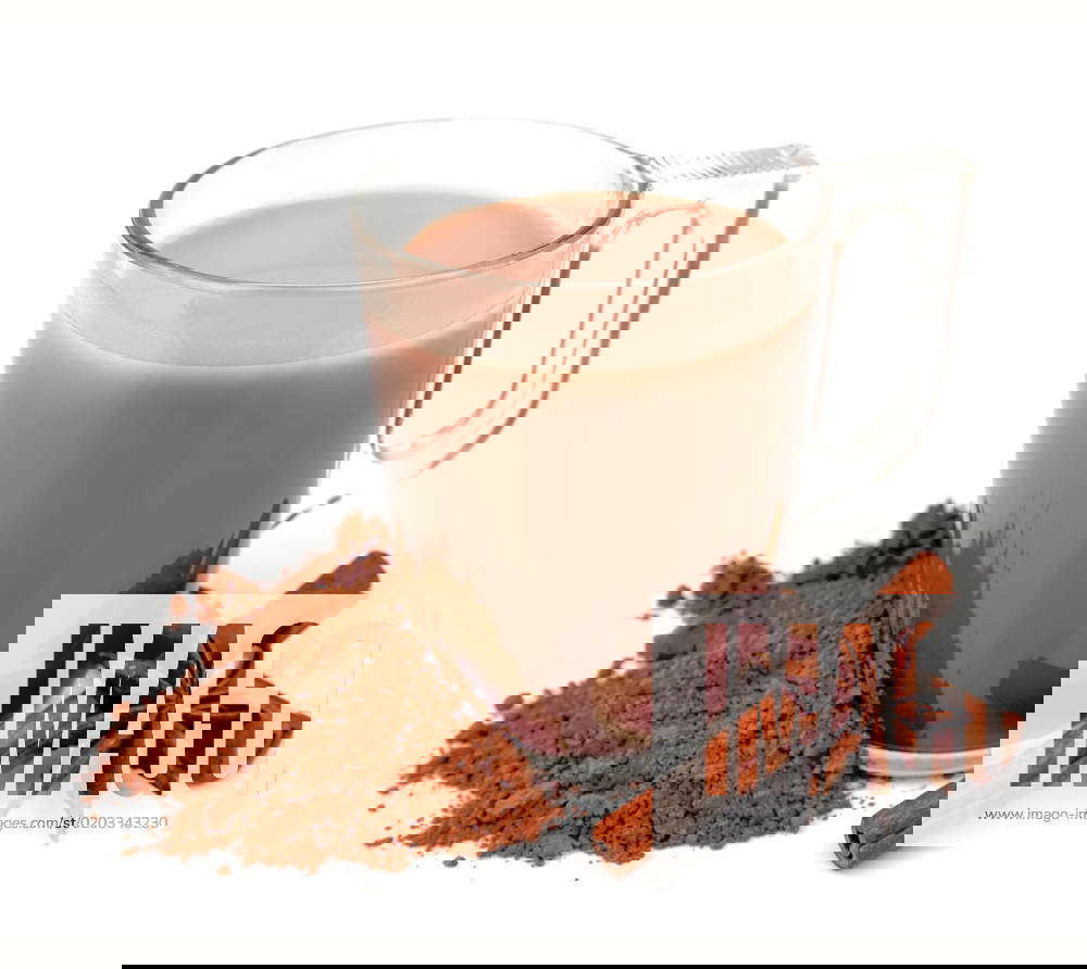 Cocoa drink with spicy spices.Chocolate milk