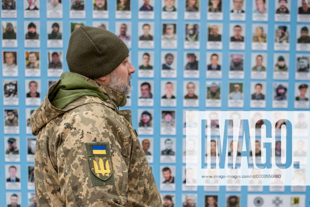 Memory Wall Of Fallen Defenders Of Ukraine In Russia-Ukrainian War In ...