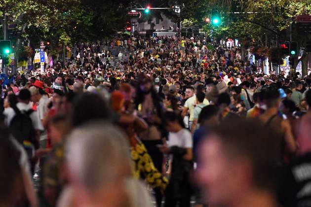 qantas mardi gras float 2025