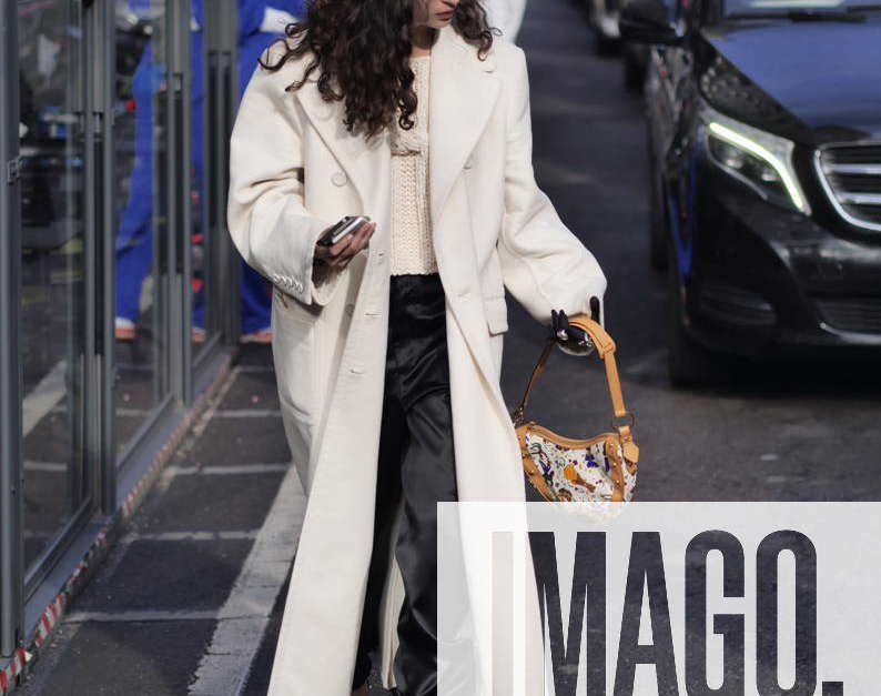 Chiara Scelsi guest at Ermanno Scervino fashion show during Milan