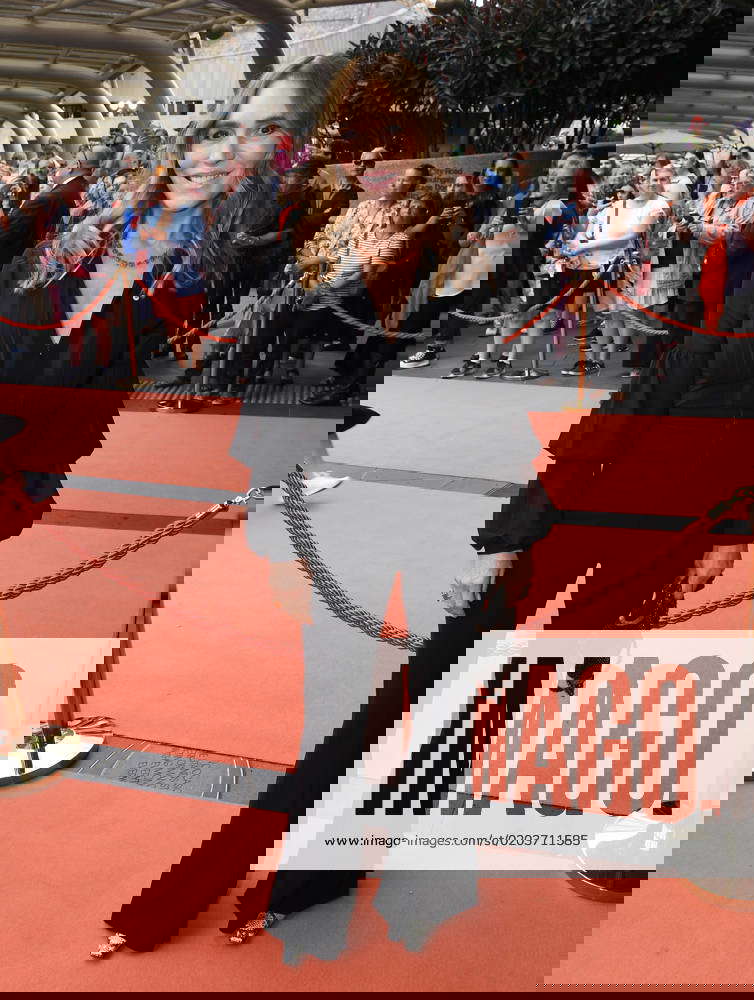 OLIVIA NEWTON JOHN STATE MEMORIAL, Totti Goldsmith arrives for a state