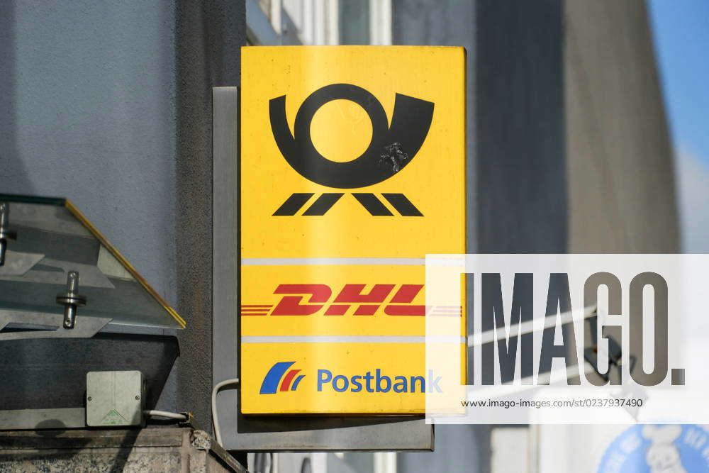 dusseldorf-27-02-2023-post-office-postbank-finance-center-logo-dhl-post