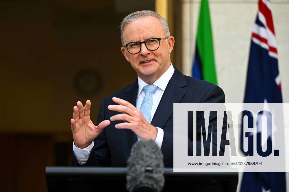 ANTHONY ALBANESE SUPERANNUATION PRESSER, Australian Prime Minister ...