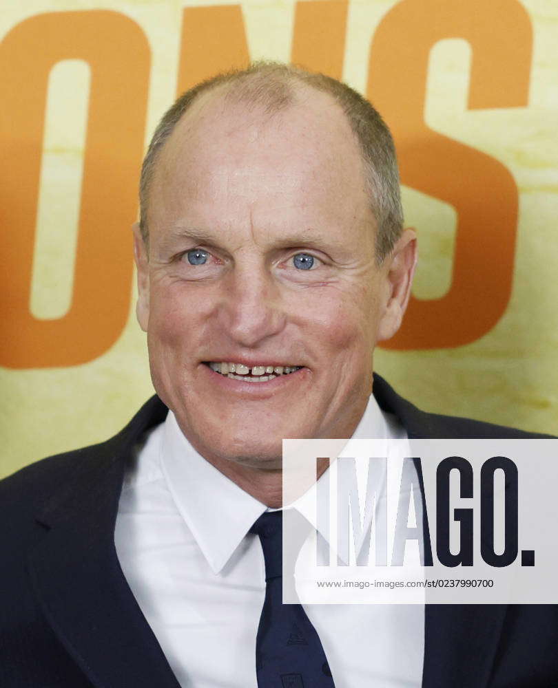 Woody Harrelson arrives on the red carpet for the premiere of Champions