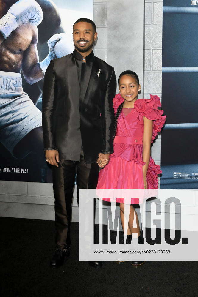 Michael B. Jordan Und Mila Davis-Kent Bei Der Premiere Des Kinofilms Creed III - Rocky S Legacy Im T