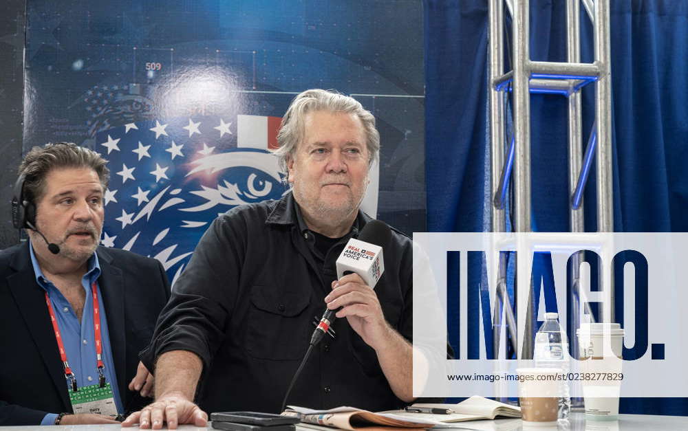 NY CPAC Washington, DC 2023 Day 1 Steve Bannon broadcasts from the 1st