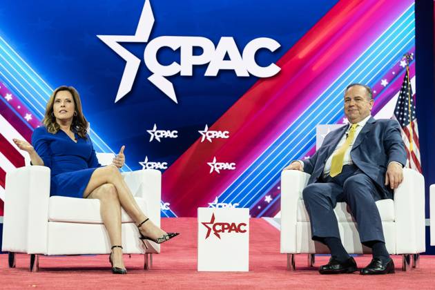 NY: CPAC Washington, DC 2023 day 2 Mercedes Schlapp and Matt Schlapp ...