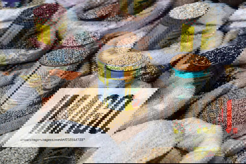 March 3, 2023, Nakuru, Kenya An assortment of cereals on display at a