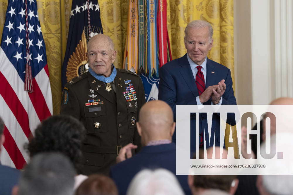 United States President Joe Biden Applauds After Awarding The Medal Of ...