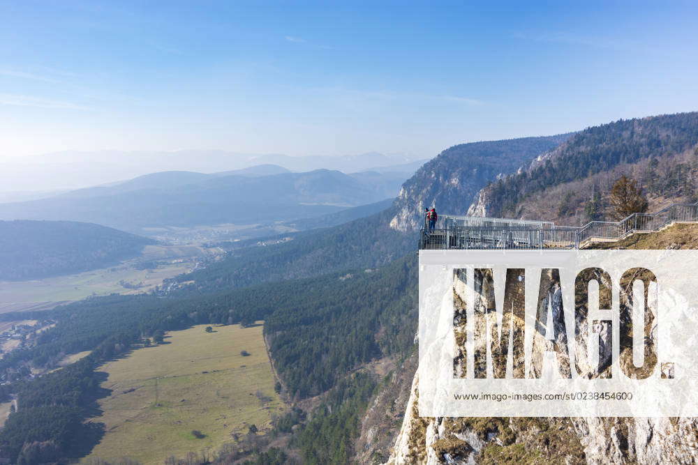 Mountain Hohe Wand, Observation Terrace Skywalk Naturpark Hohe Wand 