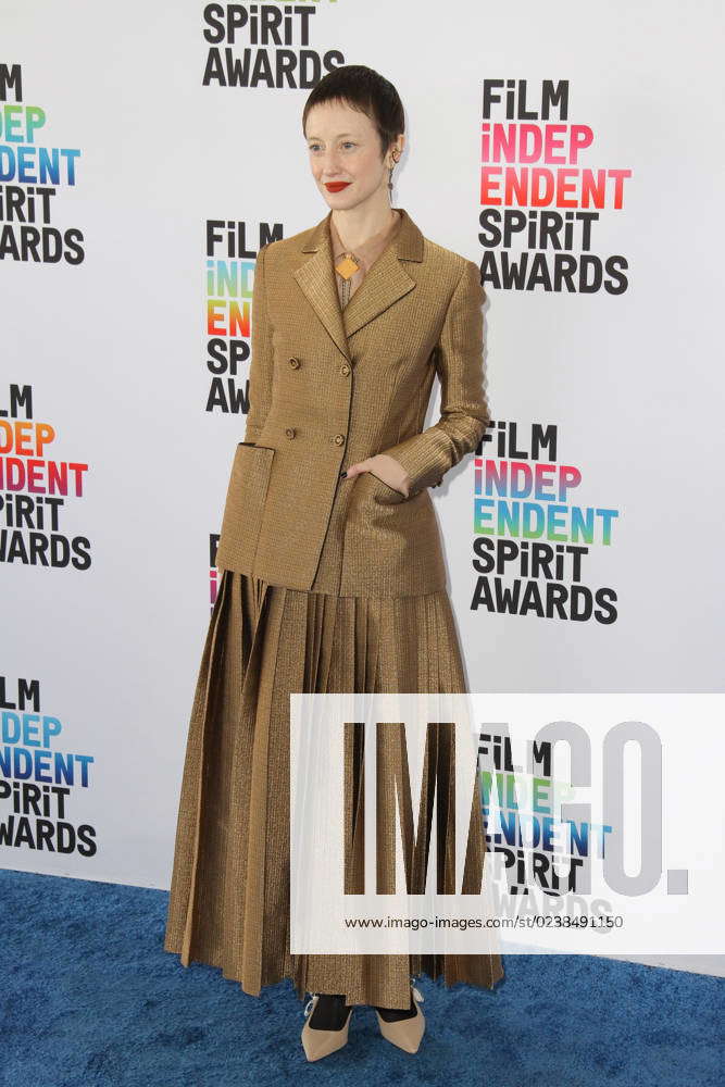 Andrea Riseborough at the 2023 Film Independent Spirit Awards held in