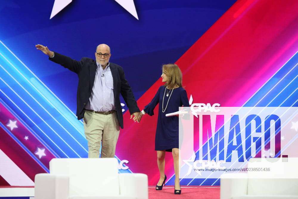 Mark Levin and Julie Strauss Levin at CPAC Covention Protecting America