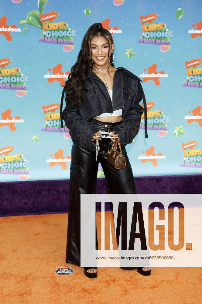 Dior Goodjohn at the 2023 Nickelodeon Kids Choice Awards at the