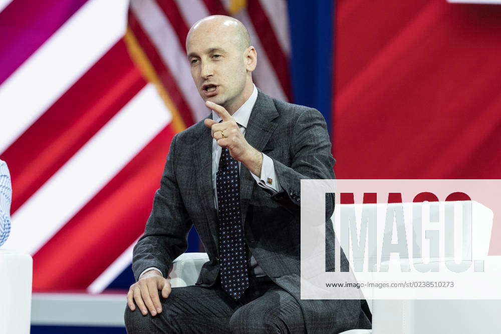 NY: CPAC Washington, DC 2023 day 3 Stephen Miller, America First Legal ...