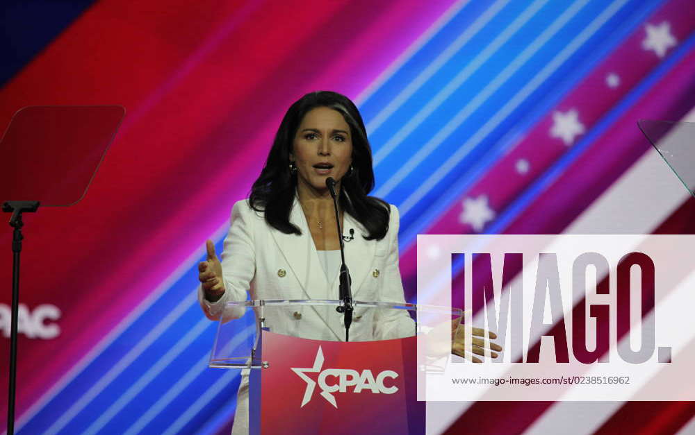 Tulsi Gabbard at CPAC Covention Protecting America Now in Maryland ...