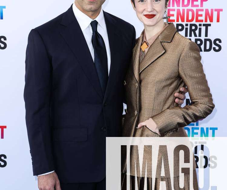 2023 Film Independent Spirit Awards Karim Saleh and Andrea Riseborough ...