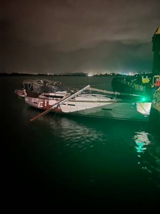 A Coast Guard Boat Station San Juan 45-foot Response Boat Medium crew ...