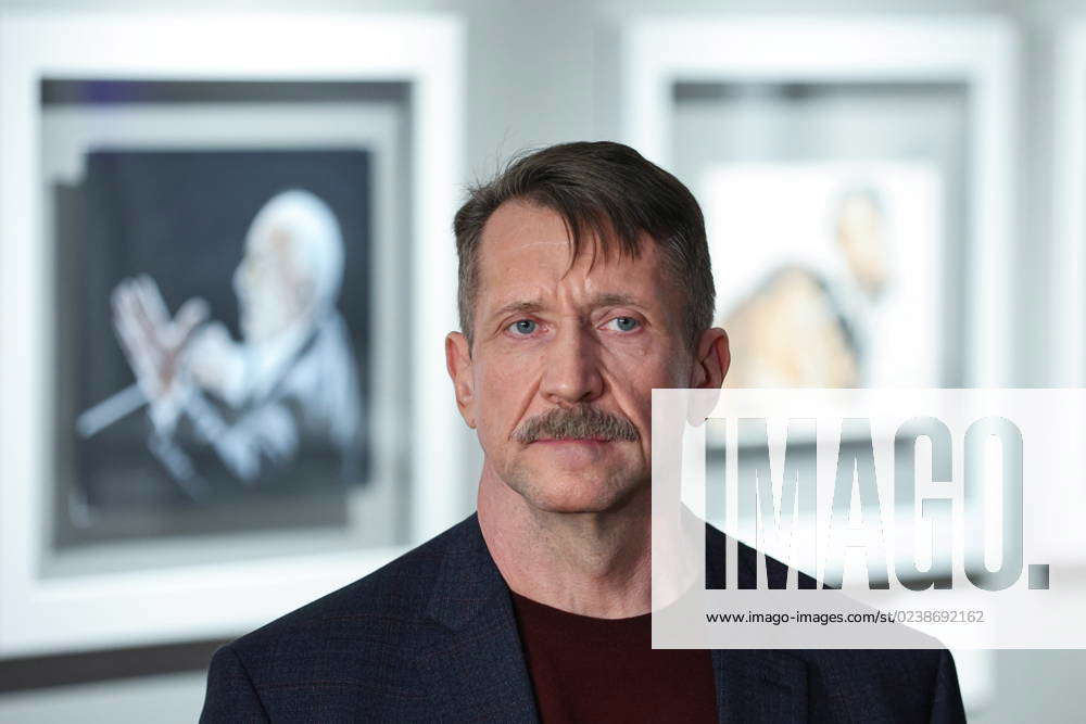 RUSSIA MOSCOW MARCH 7 2023 Businessman Viktor Bout Attends The Opening Of An Exhibition Of His