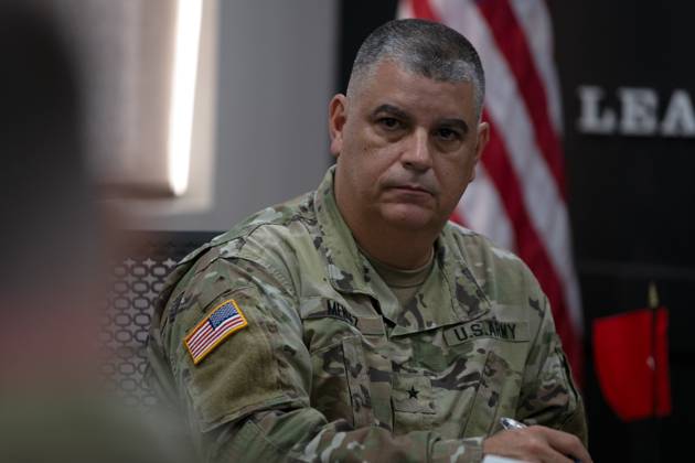 U.S. Army Brig. Gen. Miguel A. Mendez, acting adjutant general of ...