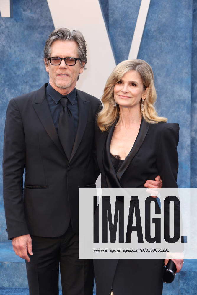 Kevin Bacon, Kyra Sedgwick attend the 2023 Vanity Fair Oscar Party at