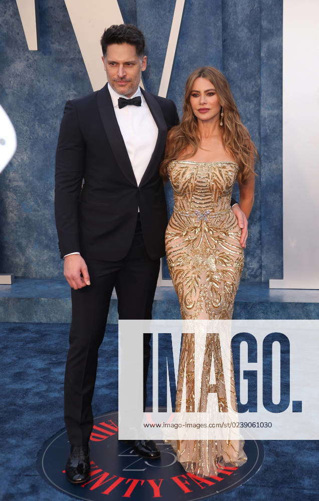 Sofia Vergara, Joe Manganiello attend the 2023 Vanity Fair Oscar Party