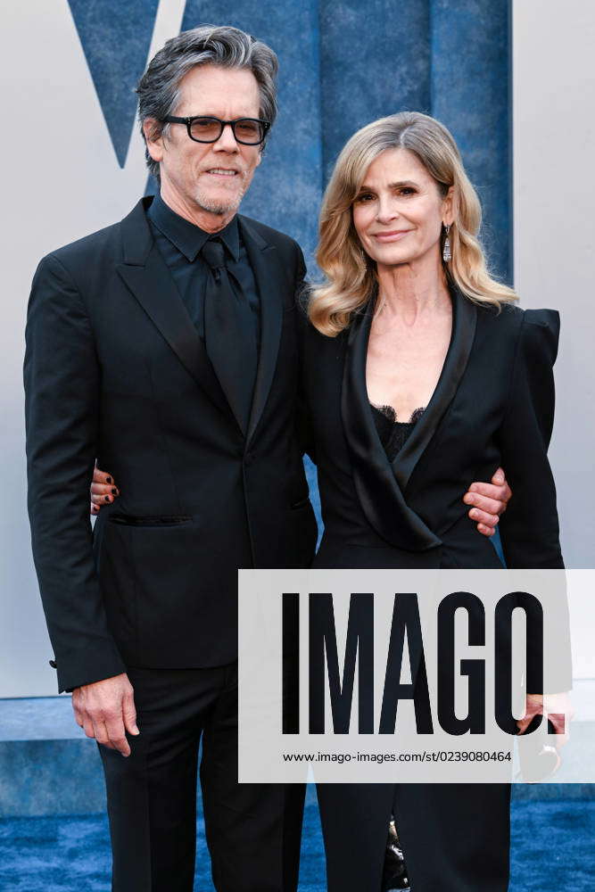 Vanity Fair Oscar Party 2023 Kevin Bacon and Kyra Sedgwick arriving at