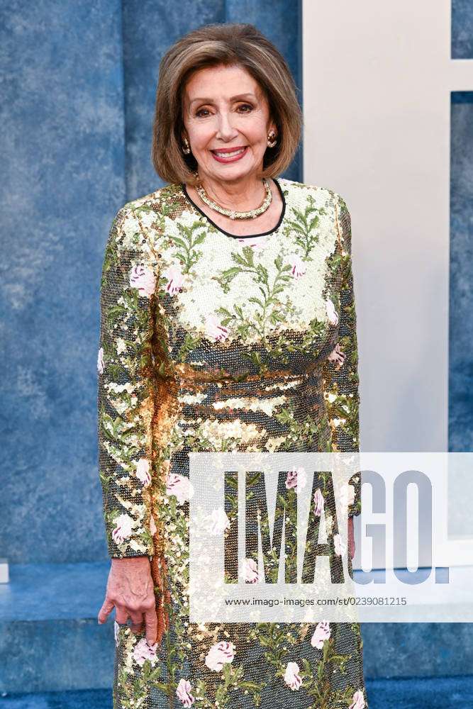 Vanity Fair Oscar Party 2023 Nancy Pelosi Arriving At The Vanity Fair