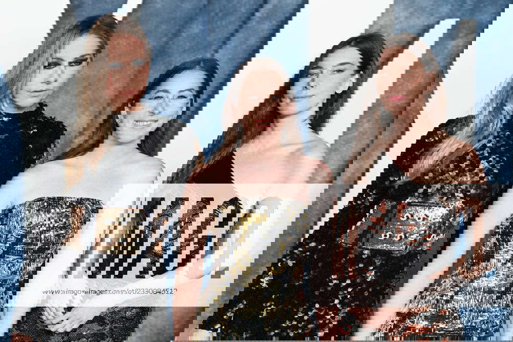 Vanity Fair Oscar Party 2023 Este Haim and Alana Haim and Danielle Haim